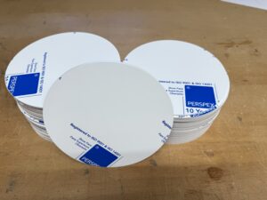 165mm Perspex White disc